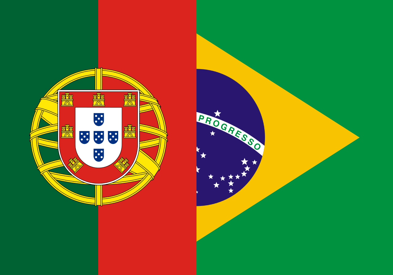 Brazil and Portugal